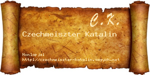Czechmeiszter Katalin névjegykártya
