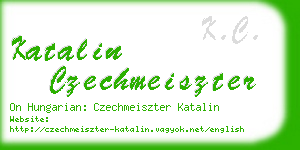 katalin czechmeiszter business card